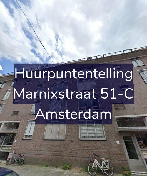 Foto gevel Huurpuntentelling voor Marnixstraat 51-C, Amsterdam