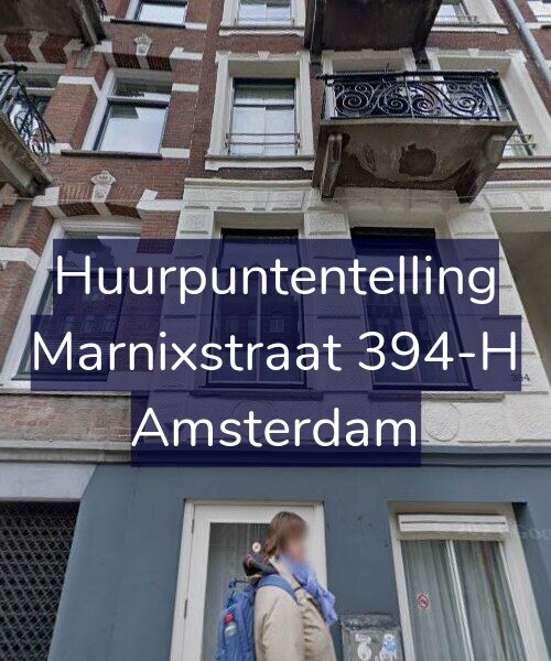 Foto gevel Huurpuntentelling voor Marnixstraat 394-H, Amsterdam