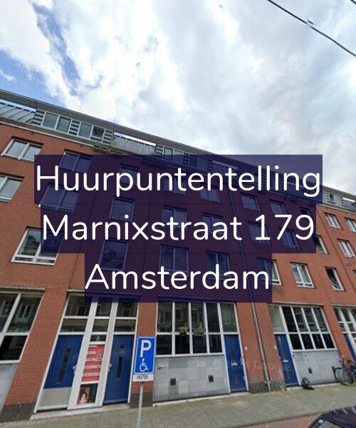 Foto gevel Huurpuntentelling voor Marnixstraat 179, Amsterdam
