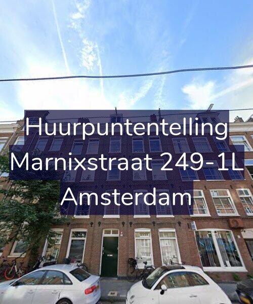 Foto gevel Huurpuntentelling voor Marnixstraat 249-1L, Amsterdam