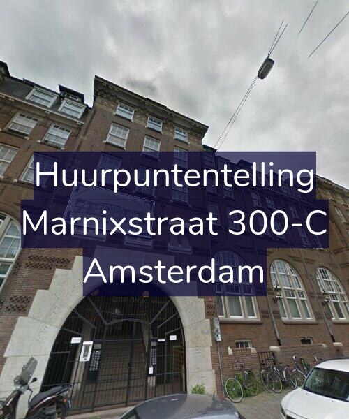 Foto gevel Huurpuntentelling voor Marnixstraat 300-C, Amsterdam