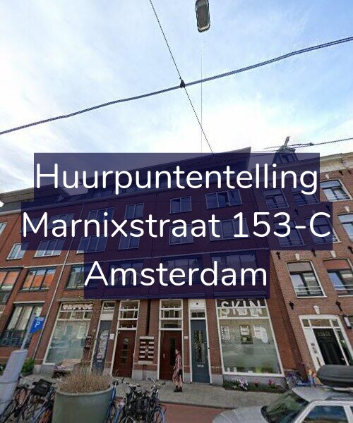 Foto gevel Huurpuntentelling voor Marnixstraat 153-C, Amsterdam