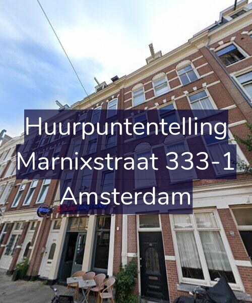 Foto gevel Huurpuntentelling voor Marnixstraat 333-1, Amsterdam