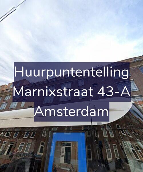 Foto gevel Huurpuntentelling voor Marnixstraat 43-A, Amsterdam