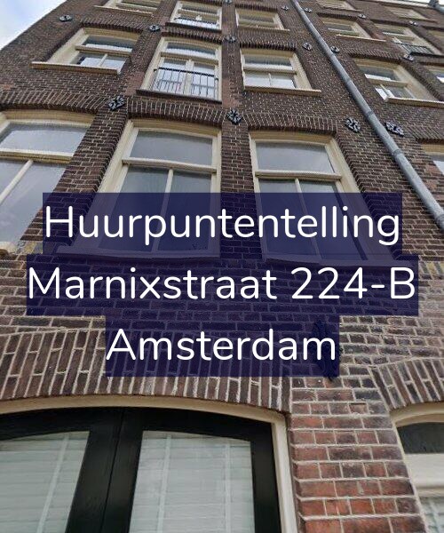 Foto gevel Huurpuntentelling voor Marnixstraat 224-B, Amsterdam
