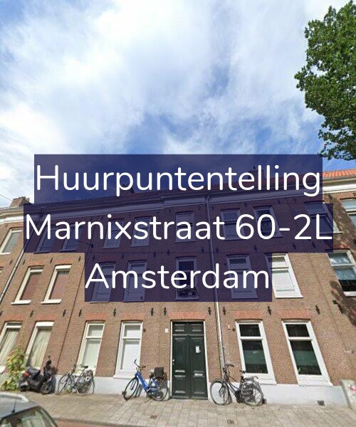 Foto gevel Huurpuntentelling voor Marnixstraat 60-2L, Amsterdam
