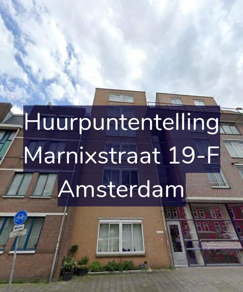 Foto gevel Huurpuntentelling voor Marnixstraat 19-F, Amsterdam