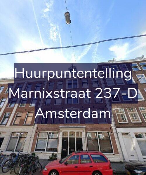 Foto gevel Huurpuntentelling voor Marnixstraat 237-D, Amsterdam