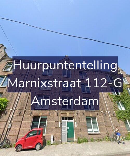 Foto gevel Huurpuntentelling voor Marnixstraat 112-G, Amsterdam