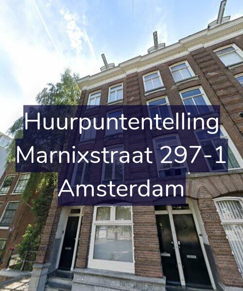 Foto gevel Huurpuntentelling voor Marnixstraat 297-1, Amsterdam