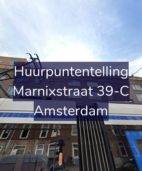 Foto gevel Huurpuntentelling voor Marnixstraat 39-C, Amsterdam