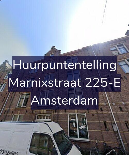 Foto gevel Huurpuntentelling voor Marnixstraat 225-E, Amsterdam