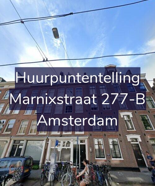 Foto gevel Huurpuntentelling voor Marnixstraat 277-B, Amsterdam