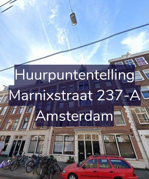 Foto gevel Huurpuntentelling voor Marnixstraat 237-A, Amsterdam