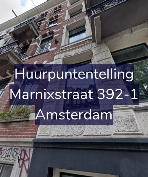 Foto gevel Huurpuntentelling voor Marnixstraat 392-1, Amsterdam