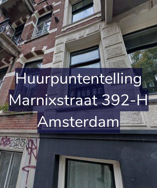 Foto gevel Huurpuntentelling voor Marnixstraat 392-H, Amsterdam