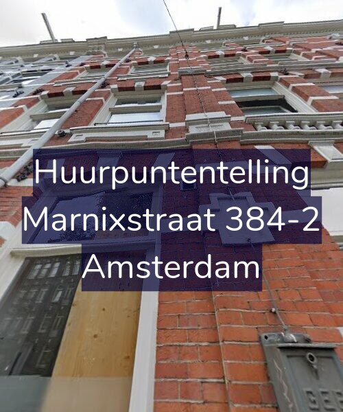 Foto gevel Huurpuntentelling voor Marnixstraat 384-2, Amsterdam
