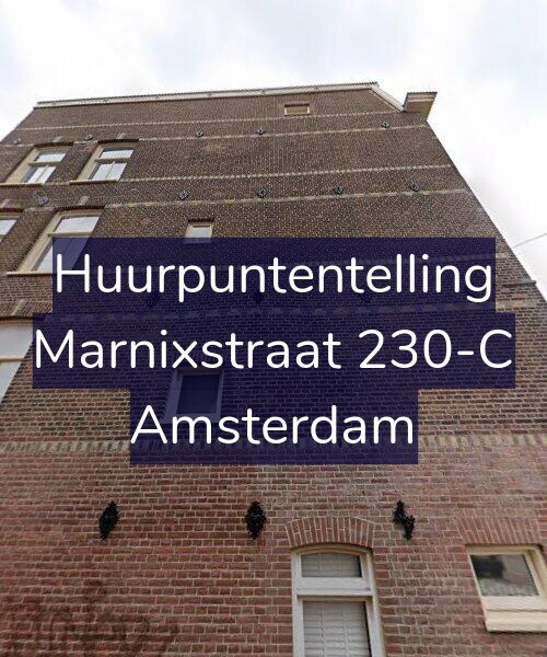 Foto gevel Huurpuntentelling voor Marnixstraat 230-C, Amsterdam