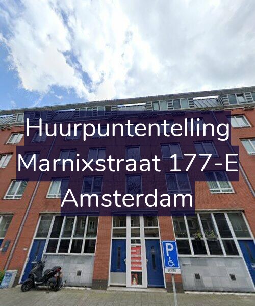 Foto gevel Huurpuntentelling voor Marnixstraat 177-E, Amsterdam