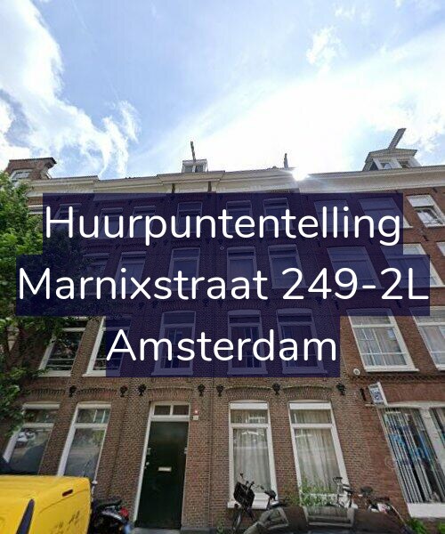 Foto gevel Huurpuntentelling voor Marnixstraat 249-2L, Amsterdam