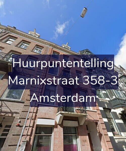 Foto gevel Huurpuntentelling voor Marnixstraat 358-3, Amsterdam