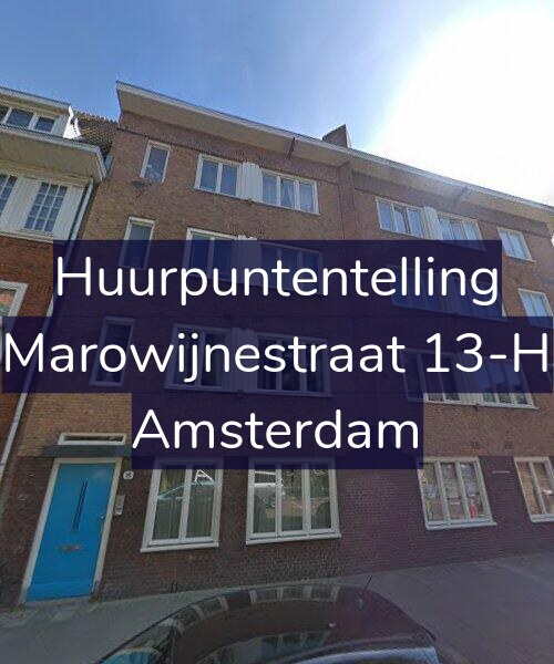 Foto gevel Huurpuntentelling voor Marowijnestraat 13-H, Amsterdam