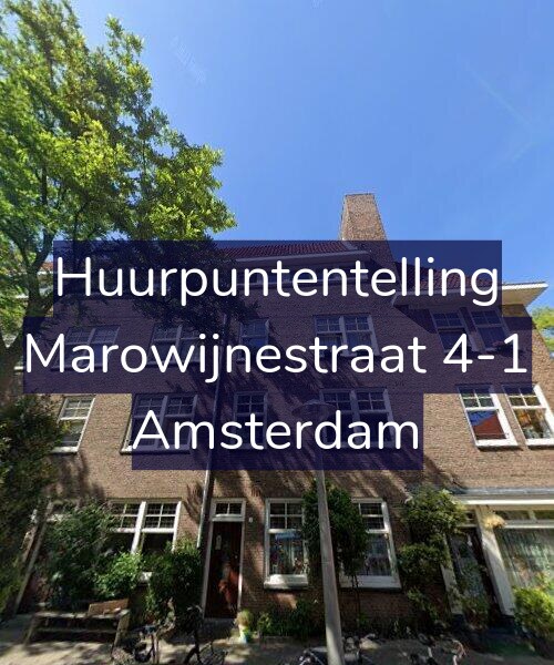 Foto gevel Huurpuntentelling voor Marowijnestraat 4-1, Amsterdam