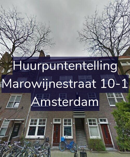 Foto gevel Huurpuntentelling voor Marowijnestraat 10-1, Amsterdam