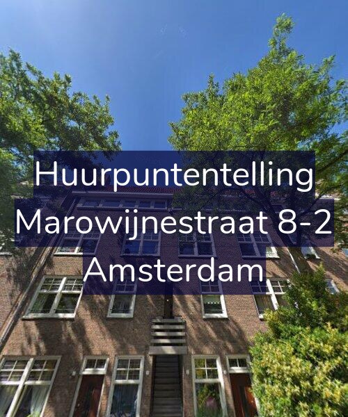 Foto gevel Huurpuntentelling voor Marowijnestraat 8-2, Amsterdam