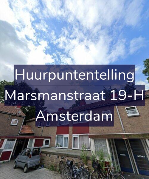 Foto gevel Huurpuntentelling voor Marsmanstraat 19-H, Amsterdam