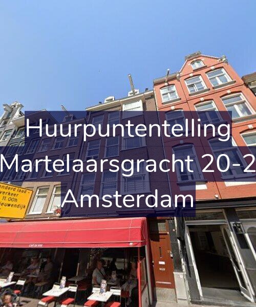 Foto gevel Huurpuntentelling voor Martelaarsgracht 20-2, Amsterdam