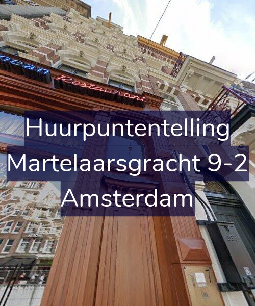 Foto gevel Huurpuntentelling voor Martelaarsgracht 9-2, Amsterdam