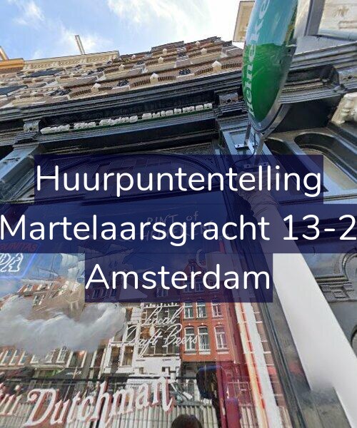 Foto gevel Huurpuntentelling voor Martelaarsgracht 13-2, Amsterdam