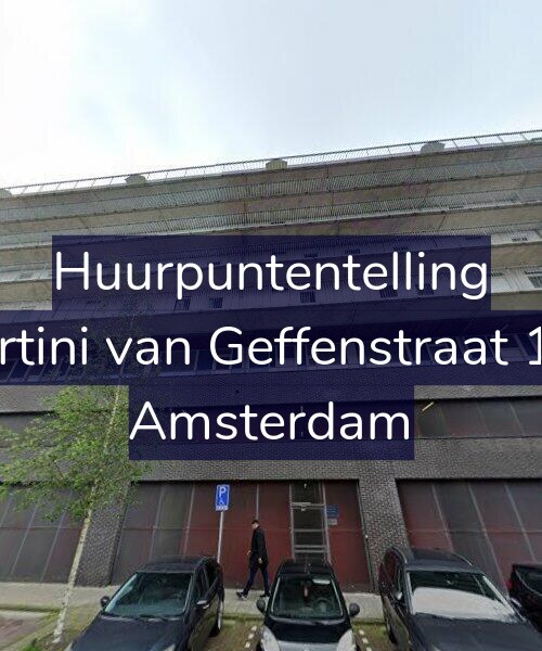 Foto gevel Huurpuntentelling voor Martini van Geffenstraat 152, Amsterdam