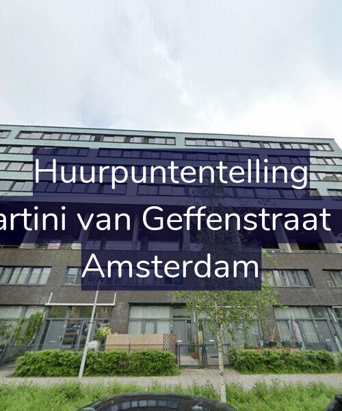 Foto gevel Huurpuntentelling voor Martini van Geffenstraat 42, Amsterdam