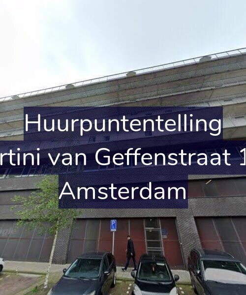 Foto gevel Huurpuntentelling voor Martini van Geffenstraat 146, Amsterdam
