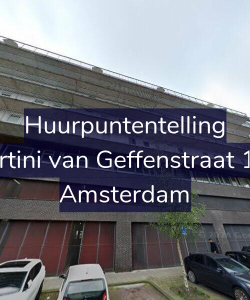 Foto gevel Huurpuntentelling voor Martini van Geffenstraat 132, Amsterdam