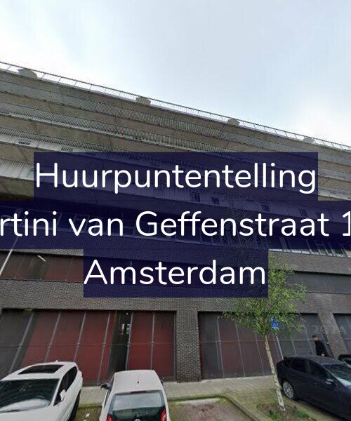 Foto gevel Huurpuntentelling voor Martini van Geffenstraat 130, Amsterdam