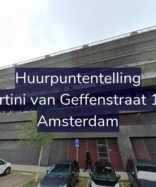 Foto gevel Huurpuntentelling voor Martini van Geffenstraat 140, Amsterdam