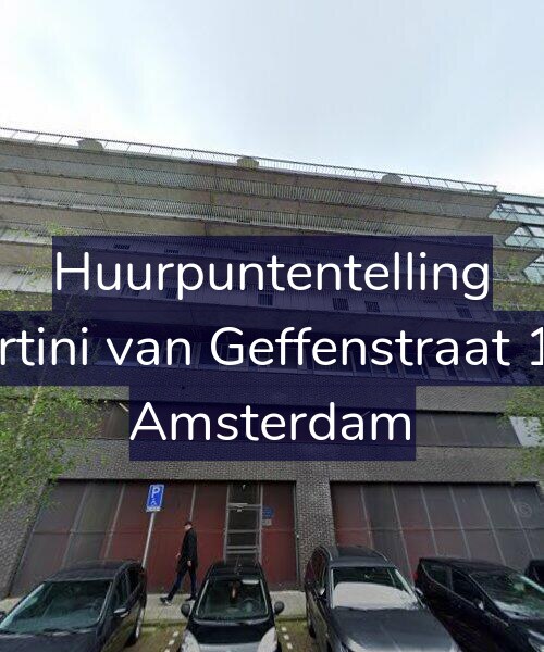 Foto gevel Huurpuntentelling voor Martini van Geffenstraat 164, Amsterdam