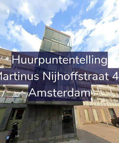Foto gevel Huurpuntentelling voor Martinus Nijhoffstraat 40, Amsterdam