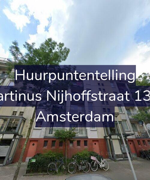 Foto gevel Huurpuntentelling voor Martinus Nijhoffstraat 13-1, Amsterdam