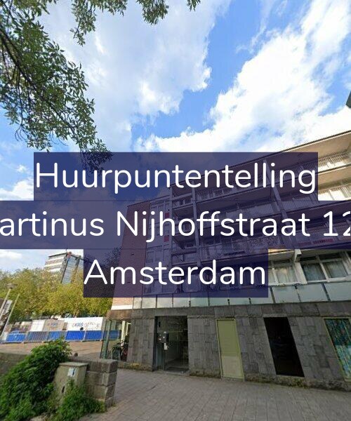 Foto gevel Huurpuntentelling voor Martinus Nijhoffstraat 122, Amsterdam