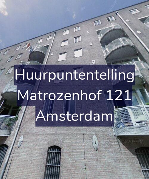 Foto gevel Huurpuntentelling voor Matrozenhof 121, Amsterdam