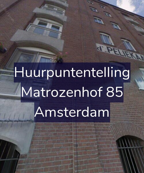 Foto gevel Huurpuntentelling voor Matrozenhof 85, Amsterdam