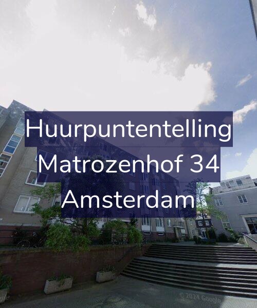 Foto gevel Huurpuntentelling voor Matrozenhof 34, Amsterdam
