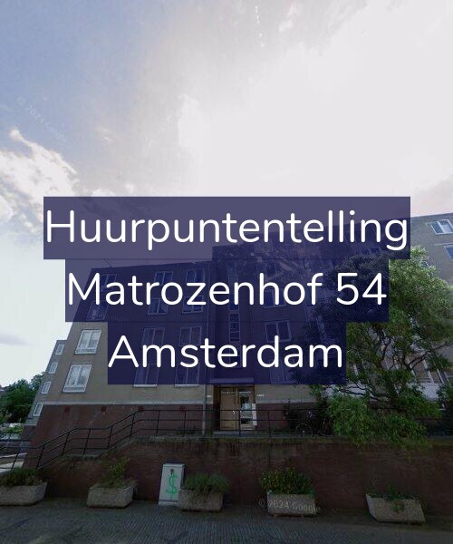 Foto gevel Huurpuntentelling voor Matrozenhof 54, Amsterdam