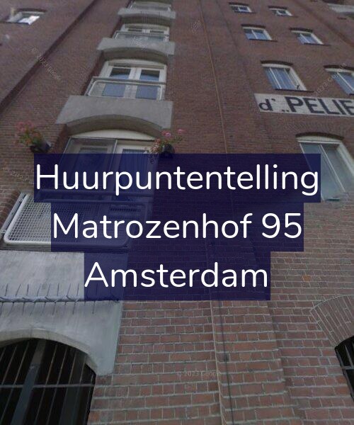 Foto gevel Huurpuntentelling voor Matrozenhof 95, Amsterdam