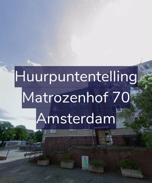 Foto gevel Huurpuntentelling voor Matrozenhof 70, Amsterdam
