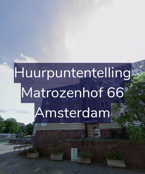 Foto gevel Huurpuntentelling voor Matrozenhof 66, Amsterdam
